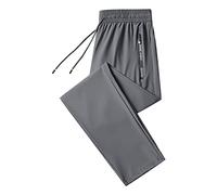 Generisch Pantaloni sportivi da uomo, per il tempo libero, estivi con tasche, pantaloni da jogging, da uomo, leggeri, traspiranti, streetwear, GY2, L