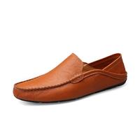Generisch Pantofole alla moda, comode scarpe casual con suola piatta, ideali per la guida, per il lavoro e il tempo libero, marrone, 39 EU