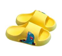 Generisch Pantofole da bagno per bambini, in EVA, per bambini, per bambini, per la spiaggia, per la piscina, giallo., 26/27