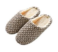Generisch Pantofole da donna, comode, a pois, calde, morbide, in peluche, antiscivolo, per il tempo libero, per la casa, l'inverno, d, 43 EU