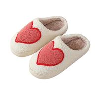 Generisch Pantofole da donna con simpatici cartoni animati, antiscivolo, morbide, comode, per interni, calde, con suola spessa, per il tempo libero, per la casa, l'inverno, RD2, 37 EU