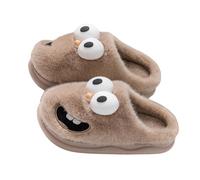 Generisch Pantofole da donna, Fluffy Warm Home, Cozy, non slip, scarpe carine per uomini, adolescenti, adulti, No 3, 38/39 EU