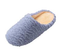 Generisch Pantofole da donna in peluche, da donna, invernali, chiuse, morbide, mute, per la casa, per coppia d'amore, antiscivolo, comode pantofole in feltro, grigio., 44 EU