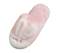 Generisch Pantofole da donna in peluche dolce e caldo, per interni, per il tempo libero, per la casa, l'inverno, in feltro, 2 rosa., 37 EU