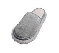 Generisch Pantofole da donna invernali eleganti pantofole per autunno inverno morbide con spesse pantofole per la pulizia rimovibili per un uso confortevole a casa, grigio., Medium