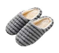 Generisch Pantofole da donna, morbide, calde, antiscivolo, con fondo muto, in peluche, per interni, per il tempo libero, invernali, in feltro, c, 43 EU