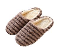 Generisch Pantofole da donna, morbide, calde, antiscivolo, con fondo muto, in peluche, per interni, per il tempo libero, invernali, in feltro, b, 39 EU