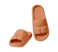 Generisch Pantofole da donna per uomo e da bagno, da uomo, leggere, da viaggio, piatte, da pesca, da doccia, con suola solida, morbidi scivoli, impermeabili, Colore: arancione., 36 EU