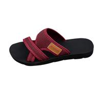 Generisch Pantofole da uomo, calde, alla moda, estive, morbide, per ospiti, divertenti, Vino, 37 EU