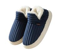 Generisch Pantofole da uomo e da donna, con suola antiscivolo, Blu, 44/45 EU