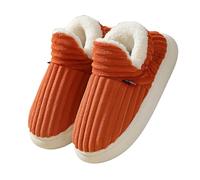 Generisch Pantofole da uomo e da donna, con suola antiscivolo, Colore: arancione., 44/45 EU