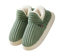 Generisch Pantofole da uomo e da donna, con suola antiscivolo, verde, 44/45 EU