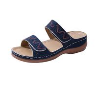 Generisch Pantofole eleganti da donna con strass, perfette per abiti casual di tutti i giorni.squisita fattura di tomaia e tacco. 88, Blu marino, 38 EU