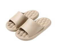 Generisch Pantofole estive da uomo, scarpe da bagno, antiscivolo, morbidi plantari, traspiranti, comode, per il tempo libero, cachi, 37 EU