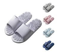 Generisch Pantofole massaggianti, pantofole da uomo, estive, da bagno, per escursioni, per la casa, impermeabili, per massaggiare i piedi, da spiaggia, Lilla, 40 EU