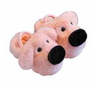 Generisch Pantofole per bambini, per bambine, invernali, carine animali, ragazzi e ragazze, suola morbida per interni, pantofole per bambini dai 2 ai 4 anni, 02 rosa., 25 EU