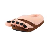 Generisch Pantofole unisex per hobbit, in peluche divertenti, in morbido peluche per l'inverno, comode per adulti, calde pantofole 3D