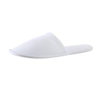 Generisch Pantofole usa e getta, morbide pantofole piatte per il tempo libero, antiscivolo, unisex, con suola morbida, per hotel, pensioni e bed & breakfast interni, Wh1, Taglia unica