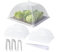 Generisch para Plantas - Resistente Al Sol Plegable 4 Piezas 43 x 43 cm - Protector De Plantas Y De Jardín, para Exteriores Invernadero Verduras Flores Fresas Bonsáis
