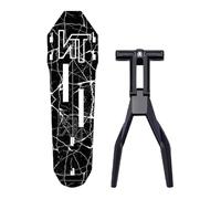 Generisch Parafango posteriore per bicicletta, parafango per sella da ciclismo, protezione per sentieri scivolosi, resistente al fango e all'acqua, facile da montare, adatto per mountain bike