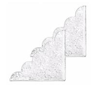 Generisch Paraspruzzi per doccia - Ombrello acrilico autoadesivo, protezione trasparente dall'acqua della doccia | per lavabi angolari, hotel, bagno, dormitorio, appartamento, zona acqua, casa