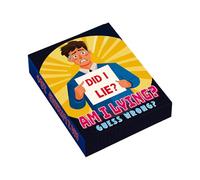 Generisch Party Card Games - Interactive Guessing Lies Deck, 50 Or Dare Cards | Drinking Penalty Challenge Set, Social Icebreaker Entertainment Props Guessing Lies Card Game for Gatherings