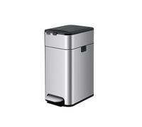 Generisch Pedale in acciaio inox con chiusura a lenta per la casa e la cucina, libero utilizzo e blocco quando si apre il labbro