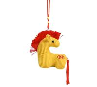 Generisch Peluche | 2026 morbida decorazione della mascotte di Capodanno,2026 Anno di esso bambola peluche ciondolo - Per le vacanze negozio ristorante tavolo camera da letto divano borsa auto amici