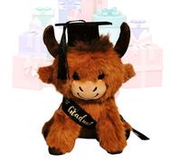 Generisch Peluche a forma di , 25 cm, per laurea, asilo, scuola materna, college, donne, uomini e bambini