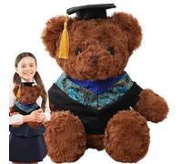 Generisch Peluche a forma di animale, per laurea, dolce bambola dei cartoni animati, decorazione per la casa, laurea, per il college, il liceo, peluche con e vestiti per la festa
