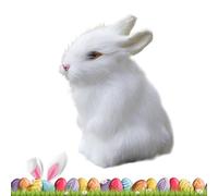 Generisch Peluche a forma di coniglietto di peluche animale, simulazione giocattolo per la casa | Baby Bunny Addormentato peluche giocattolo per ragazze