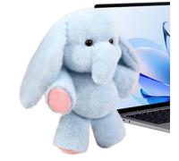 Generisch Peluche a forma di elefante, morbido, grande, da collezione, per la cameretta dei bambini, casa, bar, librerie, ufficio, divani e letti