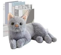 Generisch Peluche a forma di gatto, 30 cm, soffice, 150 g, simpatico personaggio di animale, morbido giocattolo, per giovani e adulti, divano, letto, camera, veicolo, studio, accessorio per la casa