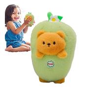 Generisch Peluche a forma di orso, reversibile, orso in bambola vegetale, melanzane trasformate in bambole vegetali