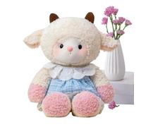 Generisch Peluche da 50 cm, con gambe mobili, a forma di agnello, per compleanno, inaugurazione della casa, figlie, adolescenti, , fidanzata, mamma, divano e