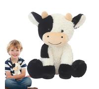 Generisch Peluche di, dolce peluche di, realistico, bambola di bianca e nera per abbracciare, accompagnare, simpatici animali di peluche per divano, divano