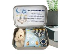 Generisch Peluche | morbido e carino peluche con scatola di imballaggio e biglietto di auguri, orsetti di peluche, per San Valentino, compleanno, bambini, ragazze, Natale, Halloween