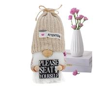 Generisch Peluche nano per WC - Graziosa bambola di Tomte, in tessuto svedese, decorazione da tavolo, incantevole design in peluche | compagno di bagno, cameretta dei bambini, display gnomi