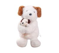 Generisch Peluche per cani, 30 cm, morbido da lancio, bambola di peluche e cane di peluche con cuccioli, per bambini, ragazze, adulti, fidanzate, San, compleanno, divano, camera da