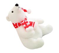 Generisch Peluche | simpatico peluche natalizio | con sciarpa morbida bambola di peluche - per bambini e ragazze, per divano, comodino, soggiorno, camera da, cameretta dei bambini