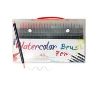 Generisch Penna acquerellabile - Set con matite ad acquerello - Materiale da disegno per artisti, lezioni scolastiche, bambini, fai da te, progetti creativi e accessori da pittura