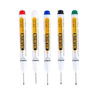 Generisch Pennarello profondo | Multiuso a testa lunga penna | Multifunzionale Naso Lungo Penne | Per Bagno Lavorazione Legno Decorazione Costruzione Meccanica Piastrelle Metallo Costruttore