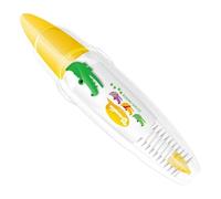 Generisch Penne decorative per stampa animale, penne alla moda, design estetico, pennarello, nastro correttivo per insegnanti, studenti, progetti artistici, scuola