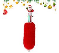 Generisch Penne di Natale retrattili, penna peluche | Penna a multicolore in peluche natalizio - Penna a fissa per premi di classe, studenti