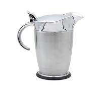Generisch Pentola per salsa con coperchio, 750 ml, contenitore termico per | Contenitore per sciroppo con coperchio antigoccia, a collo largo, per feste di famiglia, piccoli banchetti, buffet, cucina