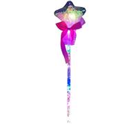 Generisch Per bambini, 35 x 8 x 8 cm, grande giocattolo a LED con brillantini, accessorio per principessa fantasia, oggetto cosplay incantato, regalo creativo immaginario