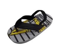 Generisch Per bambini e ragazzi Eva Scarpe da Spiaggia Flip Elastico Ragazze Sandali Estate con infantile regolabile Flops Cinghie Ragazze Sandali Scarpe per Bambini Ragazzi, grigio., 25 EU