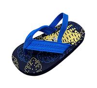 Generisch Per bambini e ragazzi Eva Scarpe da Spiaggia Flip Elastico Ragazze Sandali Estate con infantile regolabile Flops Cinghie Ragazze Sandali Scarpe per Bambini Ragazzi, Blu scuro, 22 EU