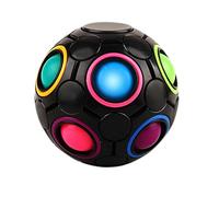 Generisch Per bambini Rainbow Game Reliever Puzzle Speed Stress Teens (nero, taglia unica)