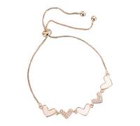 Generisch Per Bracciale Mamma Mm Anelli gioielli alla moda e freschi con zirconi intarsiati, rivelando il gusto delle donne Bracciale 2 per polso classico bracciale, Taglia unica, Metallo